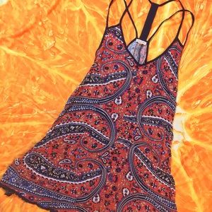 Cute strappy tunic-like tank top